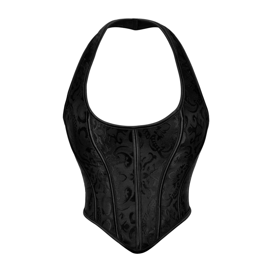 Sexy Jacquard Overbust Corset | JAMSHAPE