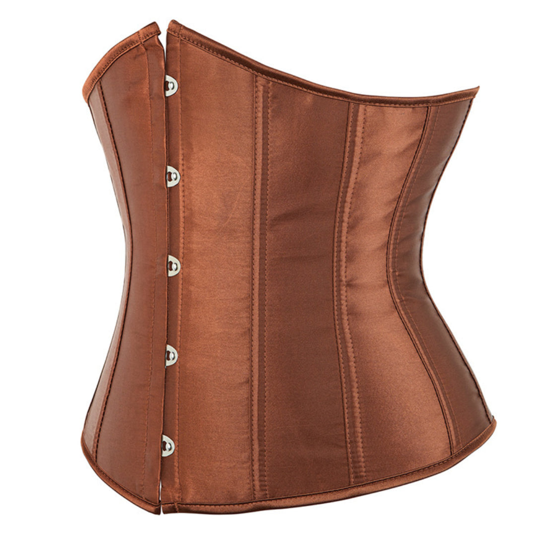 Satin Shaping Waist Trainer Underbust Corset | JAMSHAPE