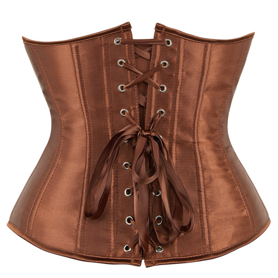 Satin Shaping Waist Trainer Underbust Corset | JAMSHAPE